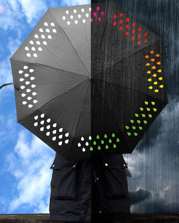 Color Changing Art Umbrella - Water Reactive Design
