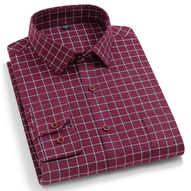 Men's Cotton Shirt - Casual and Stylish for Office Wear
