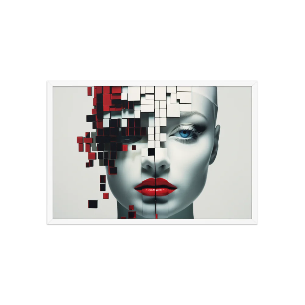 Cyborg Art on Enhanced Matte Paper Framed Poster (in)