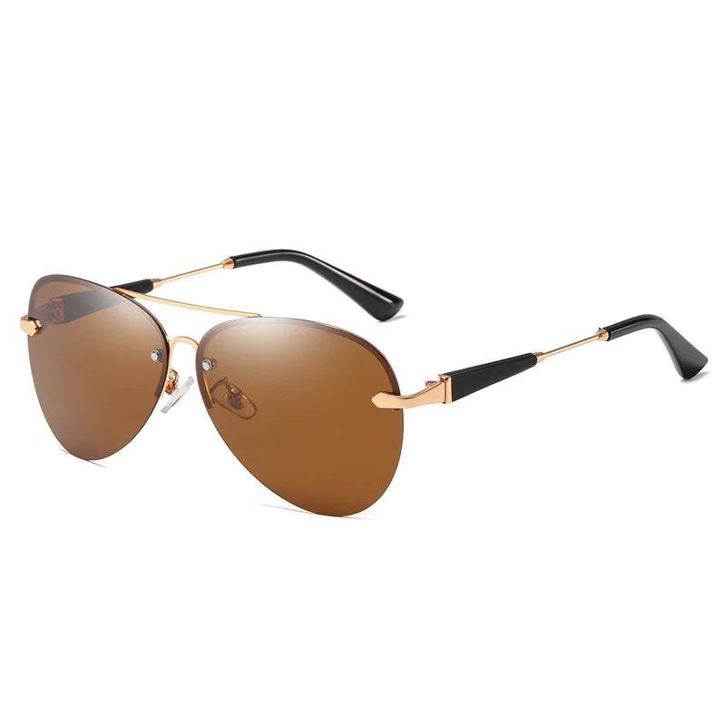 Polarized Classic Rimless Sunglasses