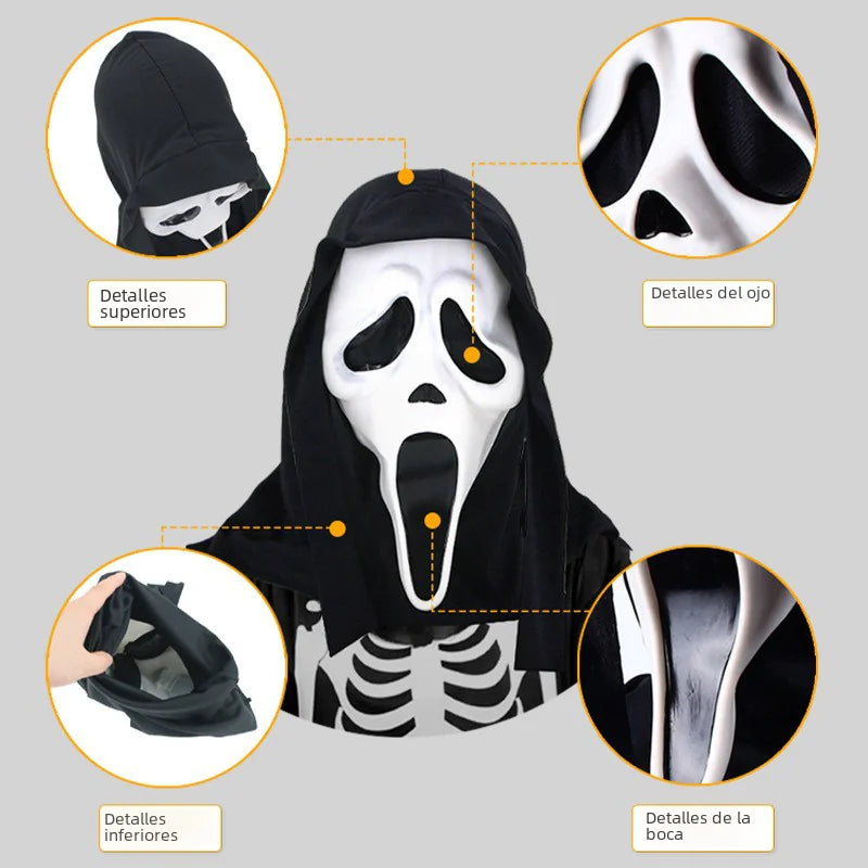 Halloween Skull Mask for Horror-themed Games