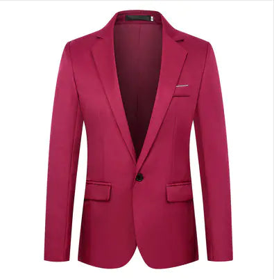 Men's Slim Casual Suit for Comfortable Business Wear