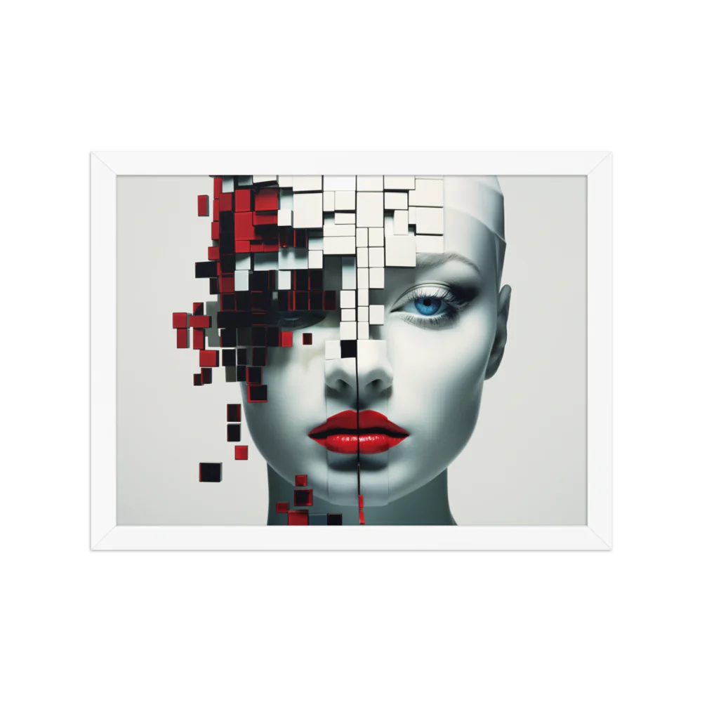 Cyborg Art on Enhanced Matte Paper Framed Poster (in)