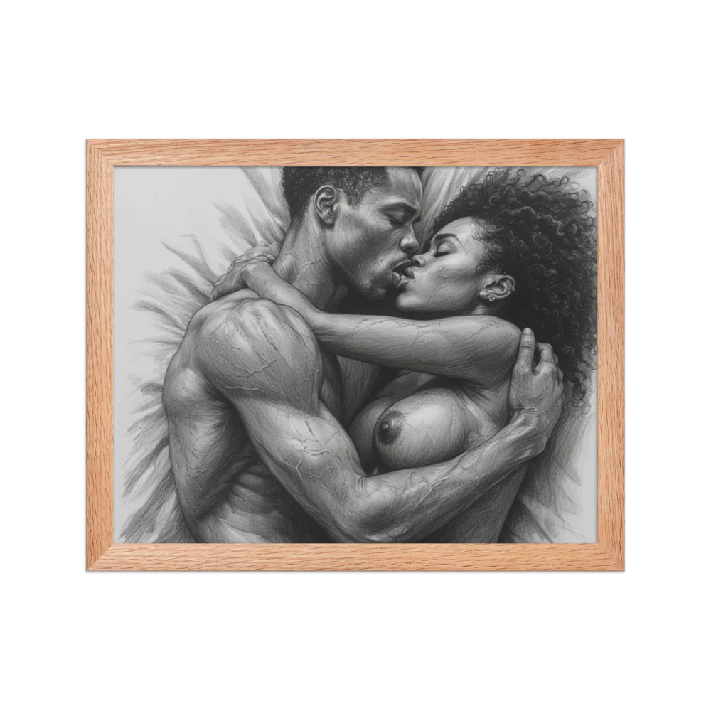 Erotic art Enhanced Matte Paper Framed Poster (in)