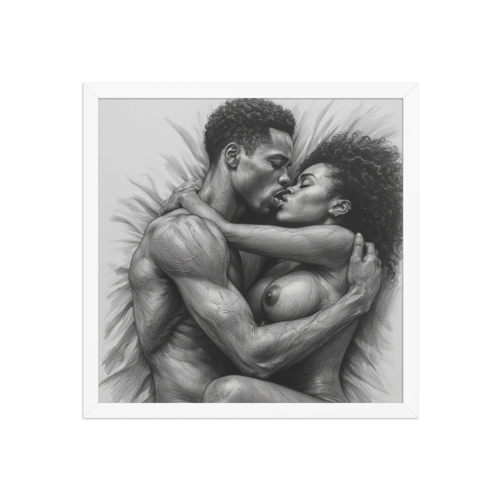 Erotic art Enhanced Matte Paper Framed Poster (in)