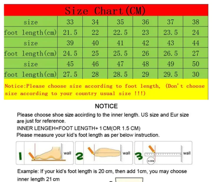 Unisex Casual Sneakers