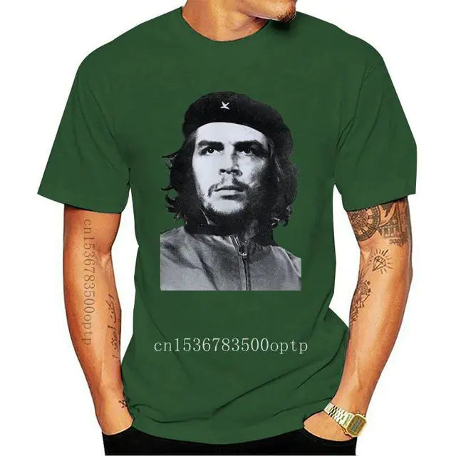 Retro Cotton T-Shirt Ernesto Che Guevara for Men