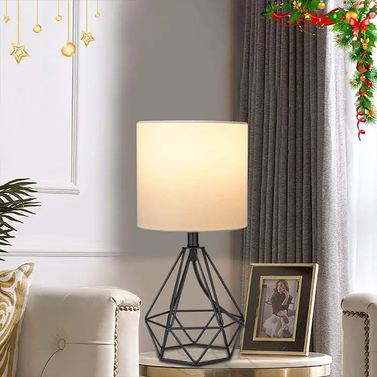 Minimalist Iron Diamond Table Lamp for Home Decor