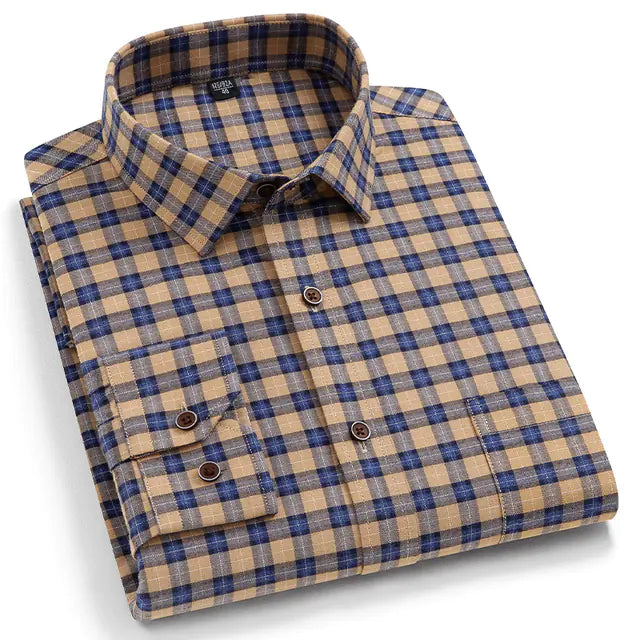 Men's Cotton Shirt - Casual and Stylish for Office Wear