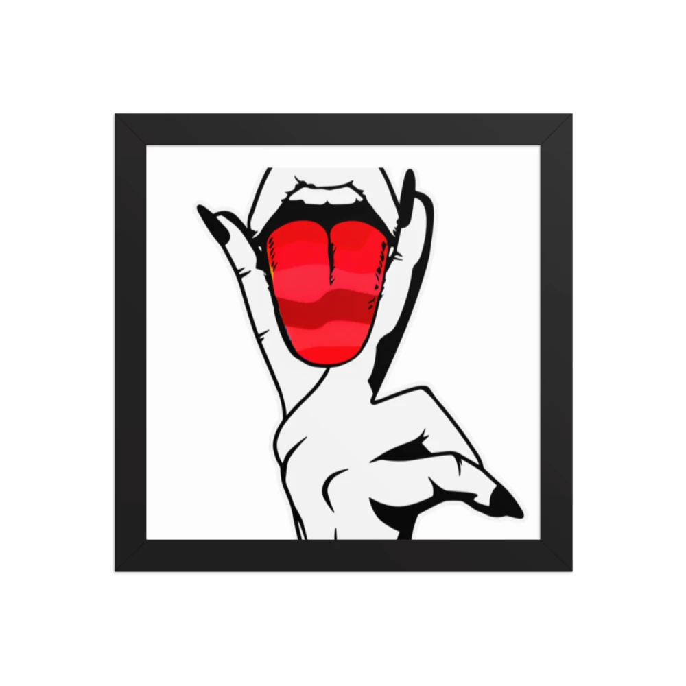 Erotic Art on Enhanced Matte Paper Framed Poster (in)