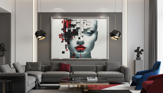 Cyborg Art on Enhanced Matte Paper Framed Poster (in)