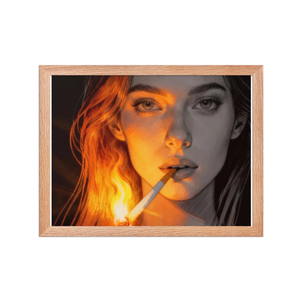Illuminated Smoke Wall Art