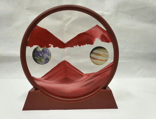 Liquid Sand Art Planet Home Decor Sand Painting