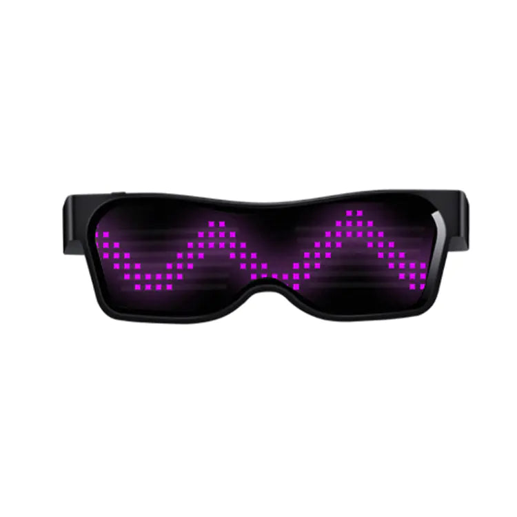 Bluetooth Nightclub Glasses with USB Charging Lights