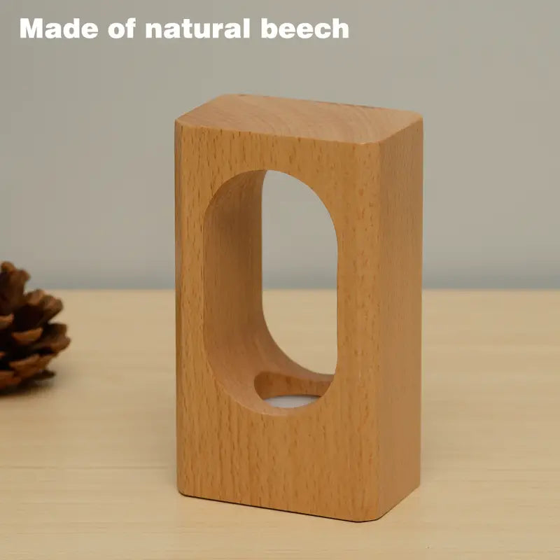 LED Wood Desk Lamp - Dimmable Night Light Decor