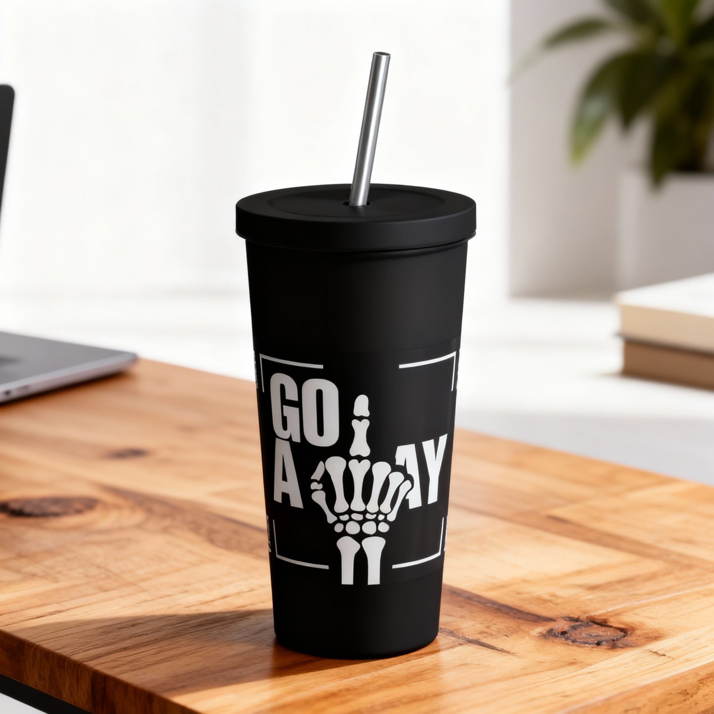 Trendy Tumbler with a Straw