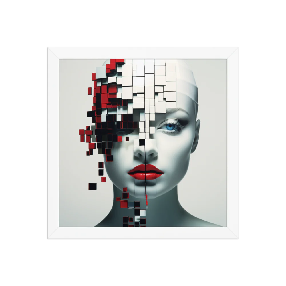 Cyborg Art on Enhanced Matte Paper Framed Poster (in)
