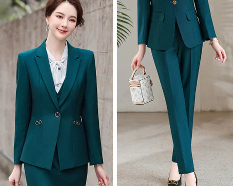 Modern Tailored Women's Blazer - Luciane (One Piece)