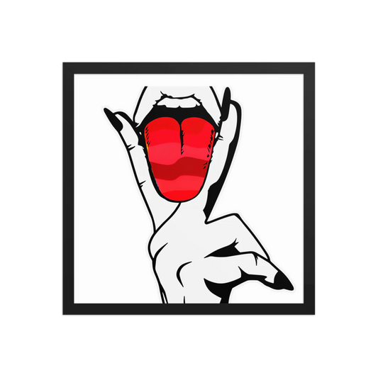 Erotic Art on Enhanced Matte Paper Framed Poster (in)