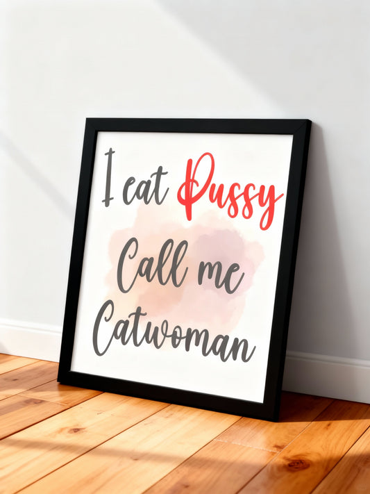 Erotic Art on Enhanced Matte Paper Framed Poster (in)