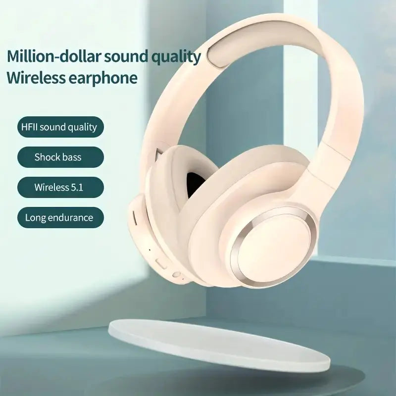 Wireless Sports Headphones with Surround Sound & Control