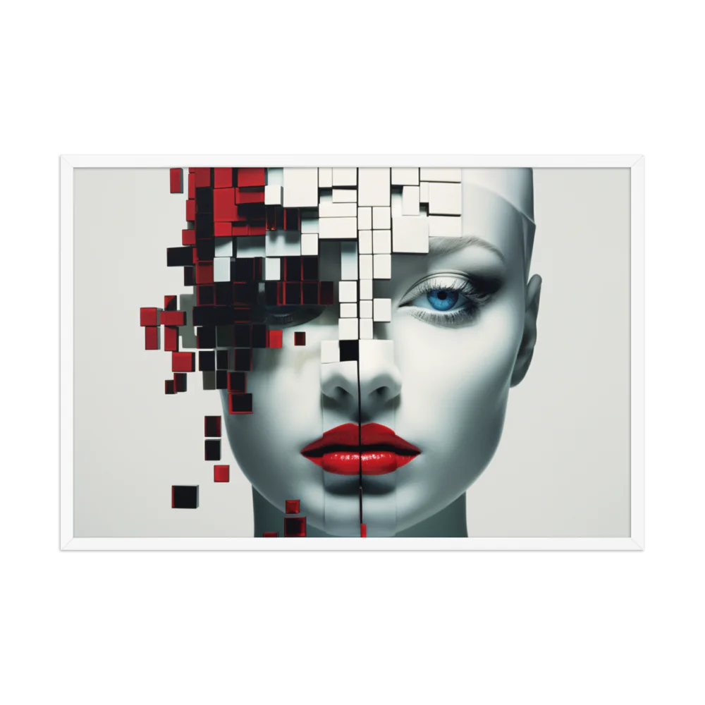 Cyborg Art on Enhanced Matte Paper Framed Poster (in)