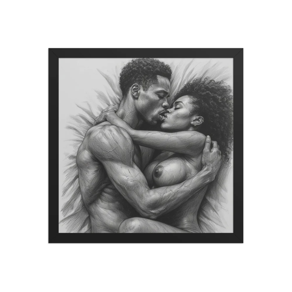 Erotic art Enhanced Matte Paper Framed Poster (in)