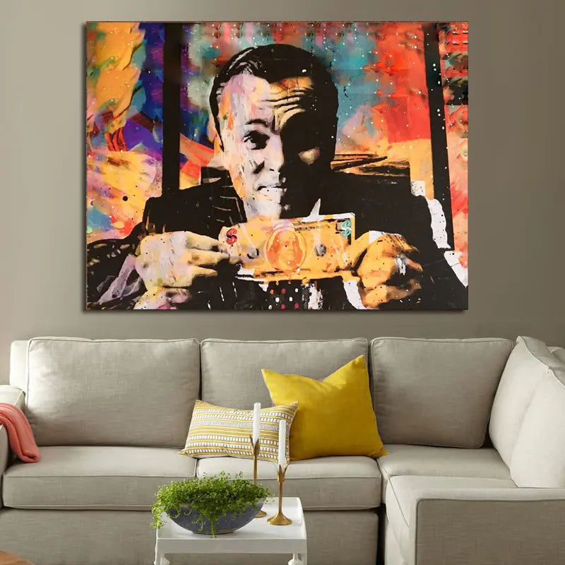 Wolf of Wall Street Movie Oil Painting Wall Decor