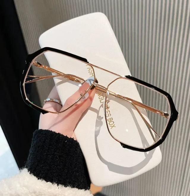 Double Beam Oversized Fashion Glasses
