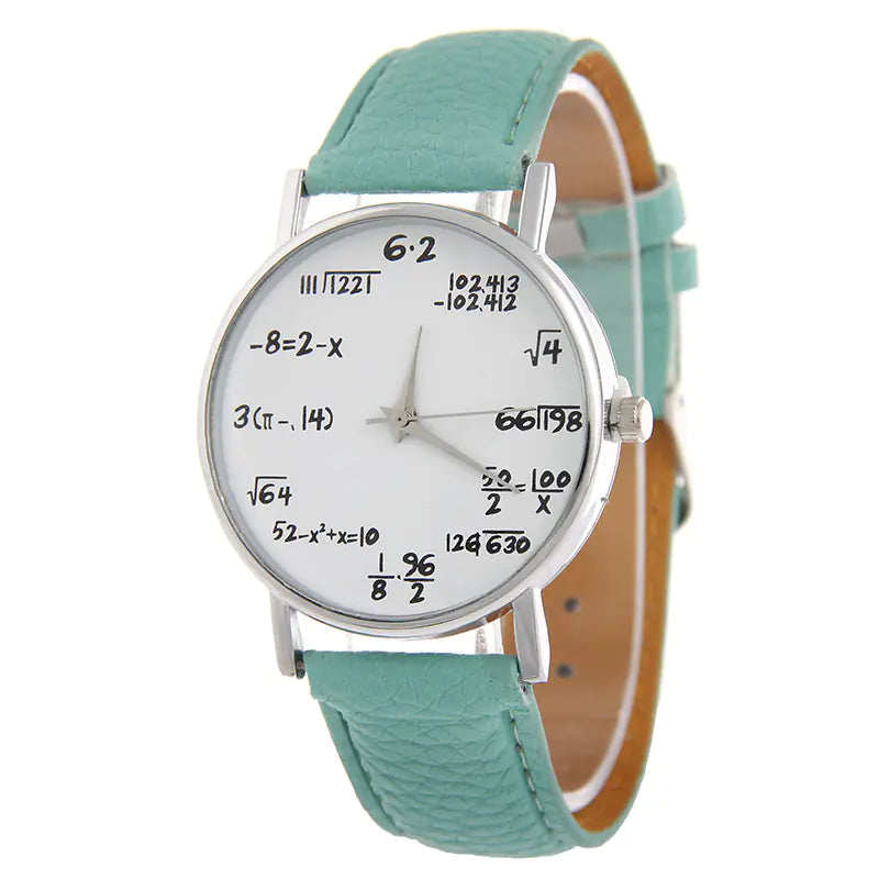 Trendy Women's Quartz Watch with Leather Strap
