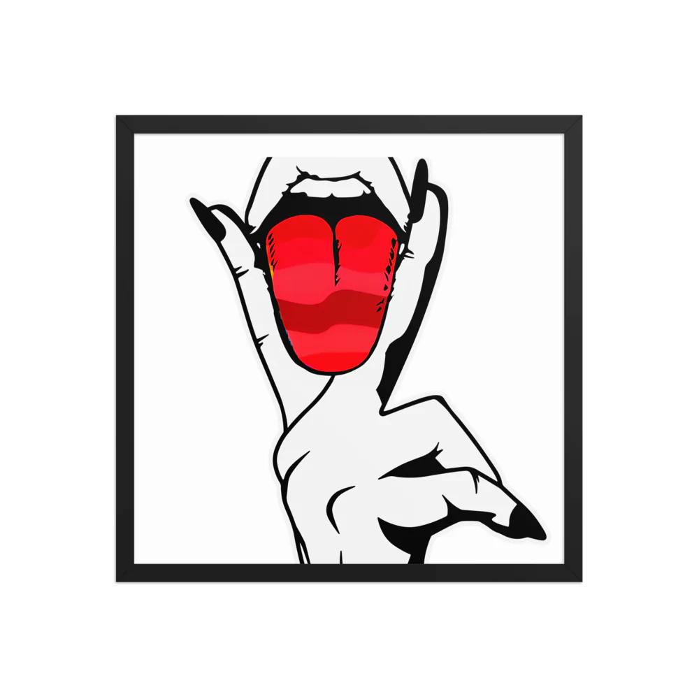 Erotic Art on Enhanced Matte Paper Framed Poster (in)