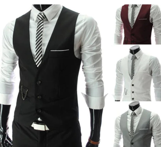 Waistcoat Unisex Suit Vest - Formal Waistcoat for men and Women