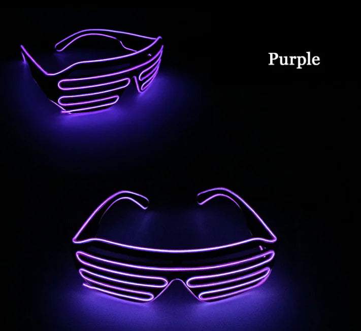 Performing Glasses with Shutter Light Effect