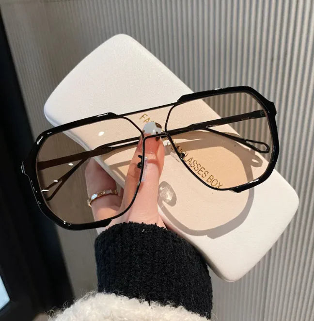 Double Beam Oversized Fashion Glasses