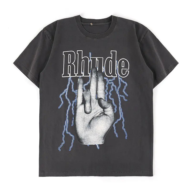 Spring/Summer Men's Vintage Washed T-Shirt