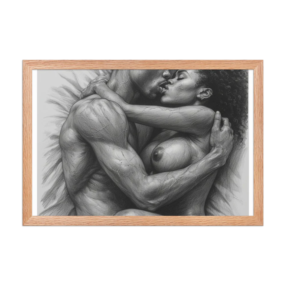 Erotic art Enhanced Matte Paper Framed Poster (in)
