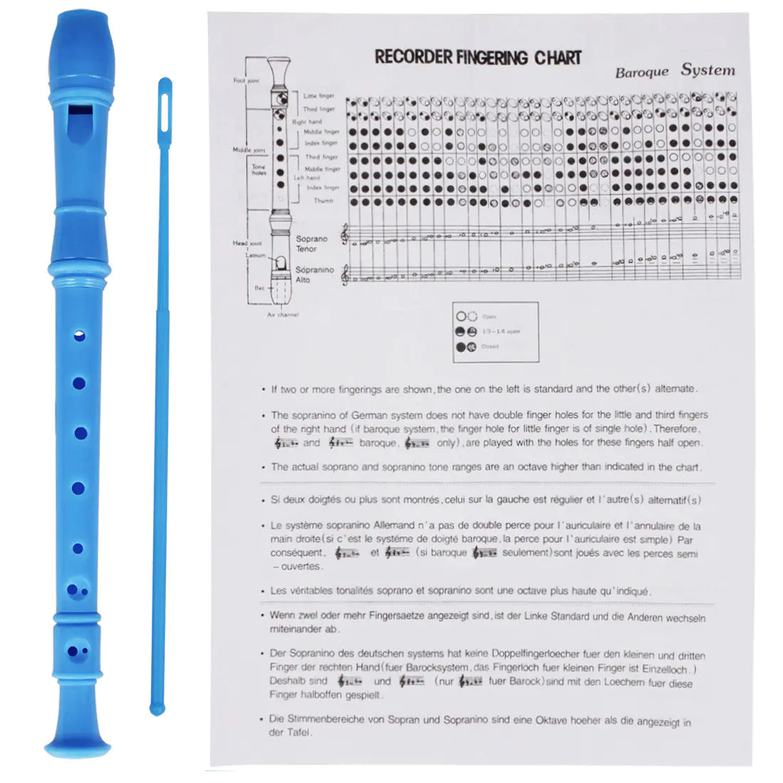 8-Hole Clarinet for Students - Wind Instrument Flute