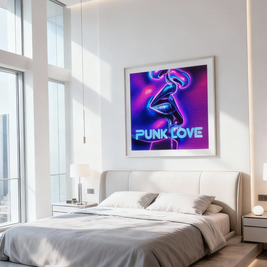 Punk Love Framed Poster (in)