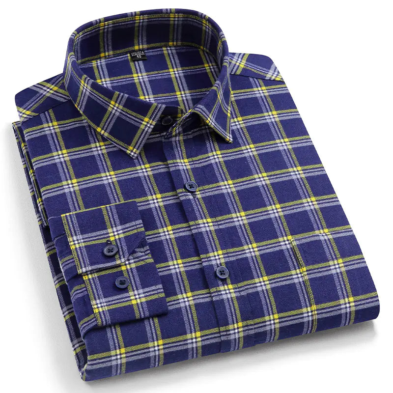 Men's Cotton Shirt - Casual and Stylish for Office Wear