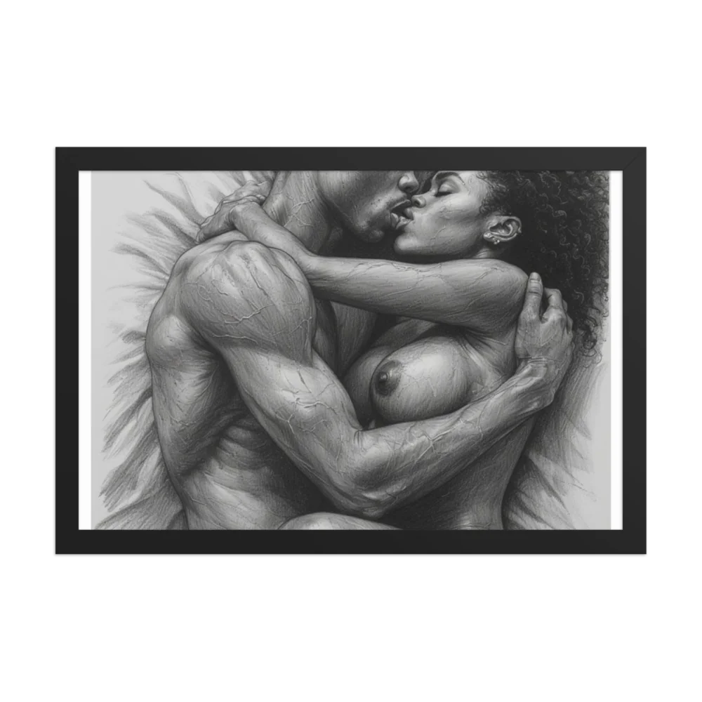Erotic art Enhanced Matte Paper Framed Poster (in)