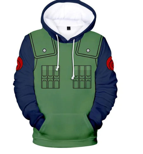 3D Digital Print Skeleton Men’s Loose Sweatshirt