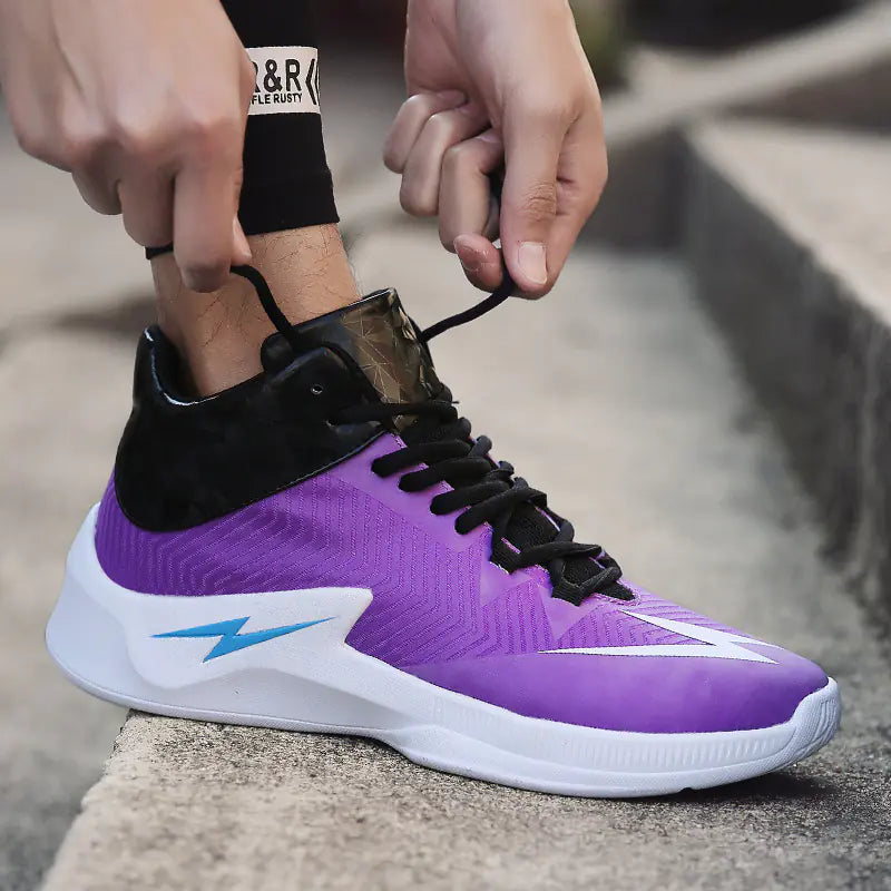 Men's Fashion Shock-Absorbing Basketball Sneakers