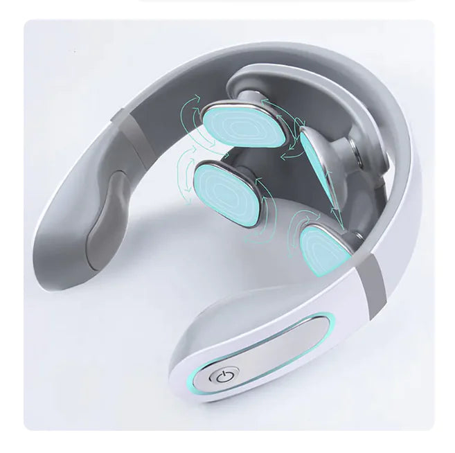 Smart Neck Massager with Heat and Vibration Therapy