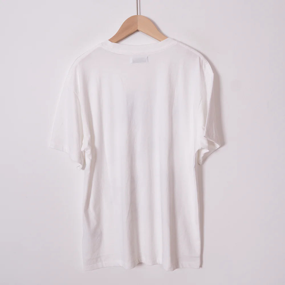 Vintage O-neck Graphic Print T-Shirt for Women