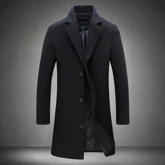 Single-Breasted Trench Coat and Overcoat