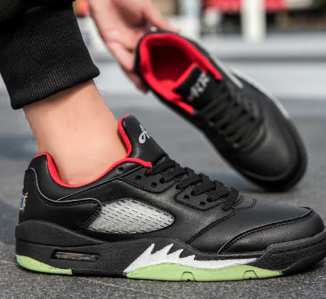 Winter Trendy Men's Casual Sports Sneakers - Black