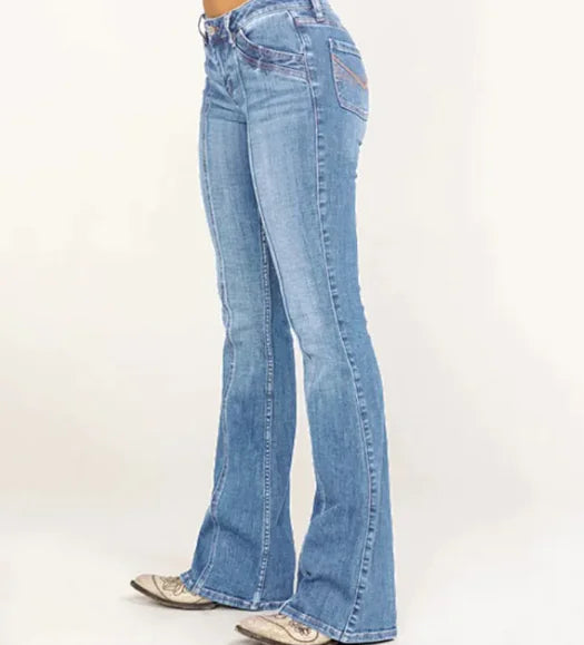 Slim Horn Washed Jeans