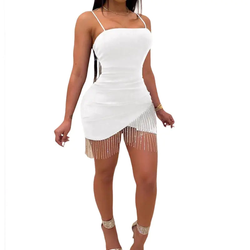 Sexy Tassel Dress for Women's Parties