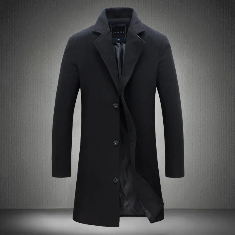 Single-Breasted Trench Coat and Overcoat