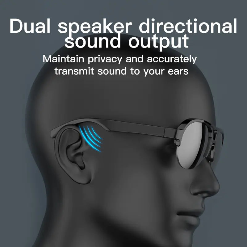 Bluetooth Smart Talking Glasses with Wireless Headset